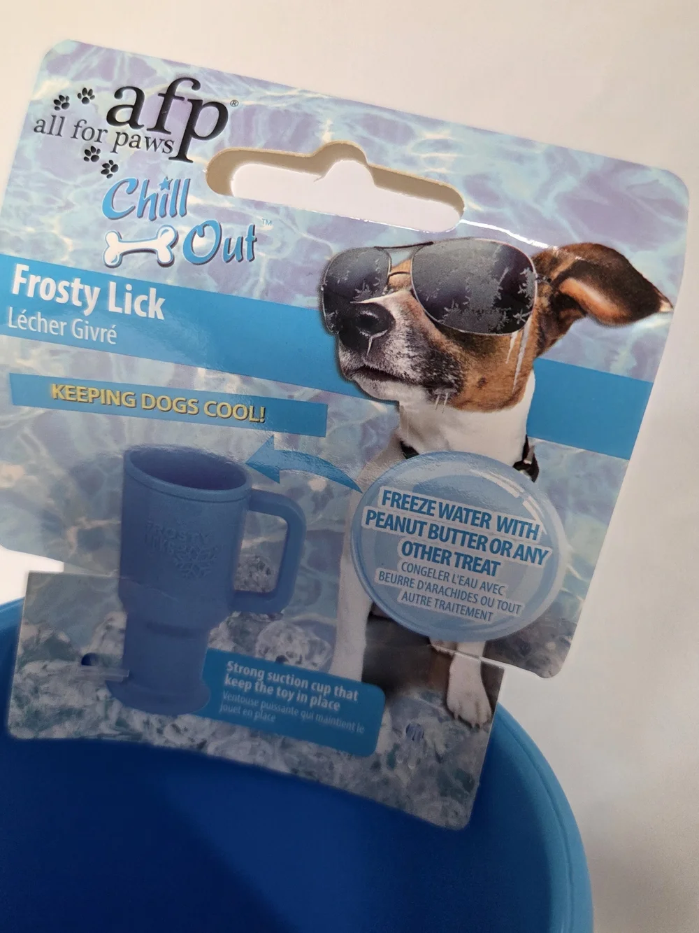 Frosty Lick‎ Dog Cooling Treat Mug - Blue